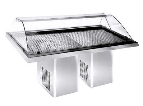Combisteel Refrigerated Fish Display 2.3m Wide | 7083.0020 Fish Serve Over Counters Combisteel