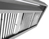 Combisteel 900mm Deep Extraction Hood 1600mm Wide With Motor, Filters & LED Lights | 7088.0015 Kitchen Canopies & Cooker Hoods Combisteel