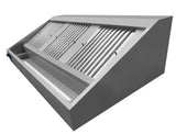 Combisteel 900mm Deep Extraction Hood 1600mm Wide With Motor, Filters & LED Lights | 7088.0015 Kitchen Canopies & Cooker Hoods Combisteel