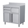 Combisteel 1250mm Stainless Steel Coffee Work Station Unit with Drawers & Storage | 7088.1005 Back Bar Coffee Units Combisteel