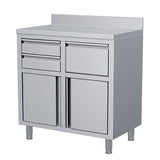Combisteel 1250mm Stainless Steel Coffee Work Station Unit with Drawers & Storage | 7088.1005 Back Bar Coffee Units Combisteel