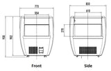 Combisteel Cooling Island 0.7 - 7090.0030 Refrigerated Merchandisers Combisteel   