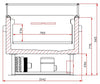 Combisteel Cooling/Freezing Island Switchable 1.5 - 7090.0055 Refrigerated Merchandisers Combisteel   