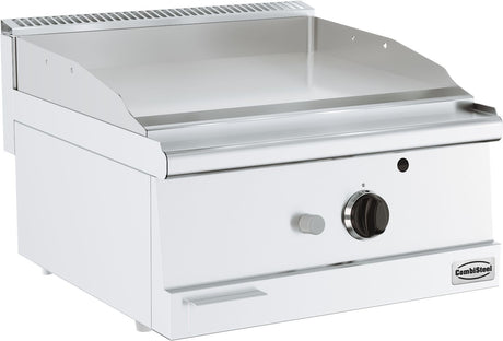 Combisteel Gas Counter Top Frying Griddle Chrome Plated Single Burner 600mm Wide - 7178.0060 Gas Griddles Combisteel   