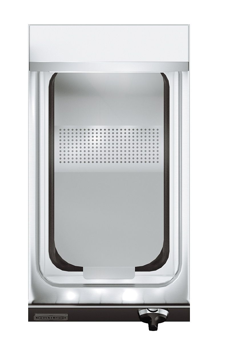 Combisteel Stainless Steel Chips Scuttle 700 Series 1/1 GN - 7178.0345 Chip Scuttles & Dumps Bag Stations Combisteel   