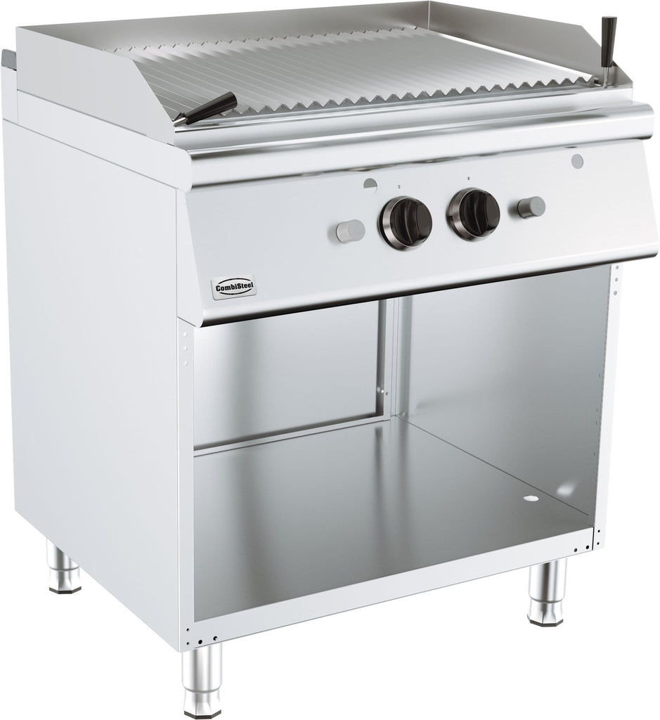 Combisteel Base 700 Gas Lava Stone Grill - 7178.0500 Charcoal Grills Combisteel   