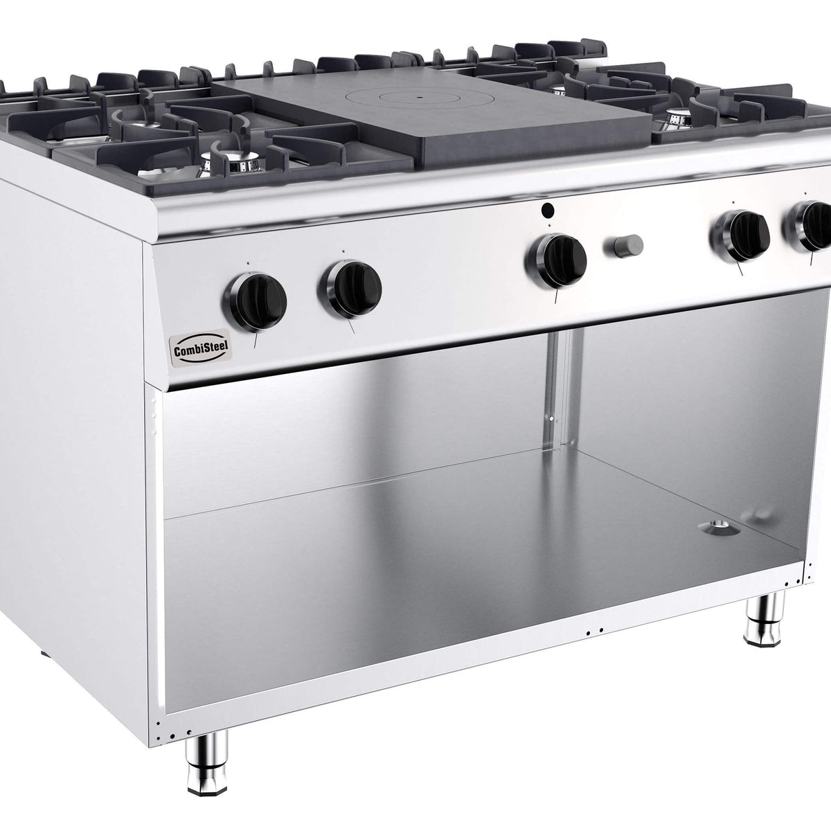 Combisteel 4 Gas Burner Range Stove with Solid Top - 7178.0585 – Empire ...