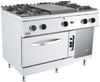 Combisteel Base 700 Solid Top Range 4 Burner Gas Oven - 7178.0590 4 & 6 Burner Ovens Combisteel   