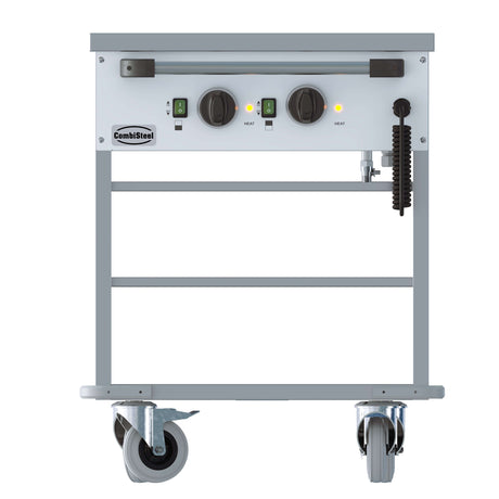 Combisteel Mobile Bain Marie 2 x 1/1 GN Heated Electric Servery | 7178.1155 Bain Maries Combisteel