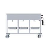 Combisteel Mobile Bain Marie 3 x 1/1 GN Heated Electric Servery | 7178.1160 Bain Maries Combisteel
