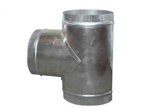 Combisteel T-Piece 90 Degree Complete Diameter 200 - 7215.0110 Aluminium Pipe Extraction Ducting Combisteel   