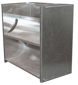 Combisteel Vertical Deflector Hood Type 100 - 7216.0915 Aluminium Pipe Extraction Ducting Combisteel   