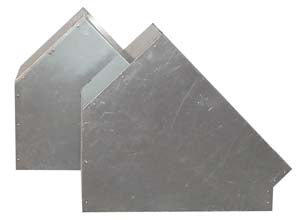 Combisteel 45 Degree Elbow Square - 7216.0985 Aluminium Pipe Extraction Ducting Combisteel   