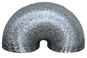 Combisteel Flexible Duct Single Skin Diameter 400 - 7218.0854 Aluminium Pipe Extraction Ducting Combisteel   