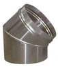 Combisteel 45 Degree Elbow Round Diameter 450 - 7220.0067 Aluminium Pipe Extraction Ducting Combisteel   