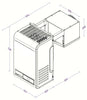 Combisteel Chiller Monoblock Refrigeration Unit Wall-Mounted Straddle Type | Capacity 9.6-19.9 m3 | Bluetooth - 7265.0010 Cold & Freezer Room Refrigeration Units Combisteel