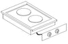 Combisteel Electric Range 2 Pl. - 7266.0025 Combisteel Accessories & Spare Parts Combisteel   