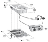 Combisteel Electric Fry Top Smooth 400V - 7266.0045 Combisteel Accessories & Spare Parts Combisteel   