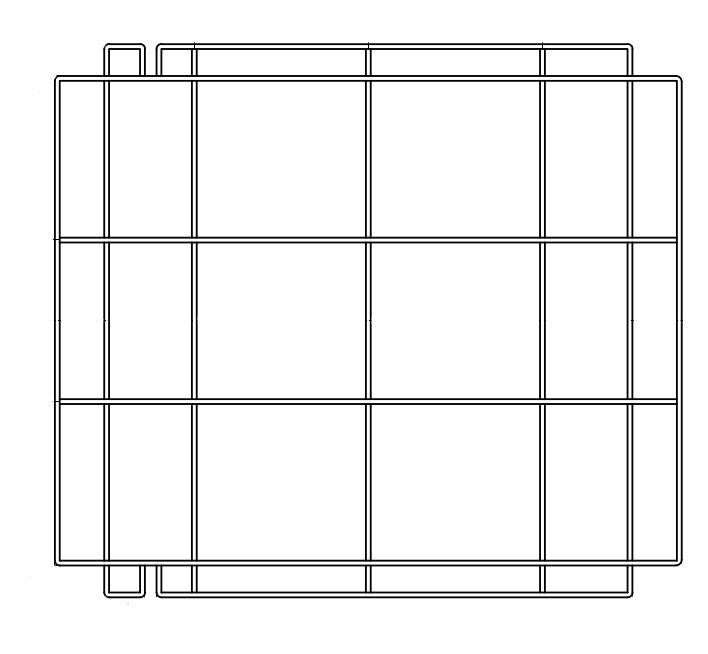 Combisteel Stainless Steel Bottom Grid - 7280.0115 Combisteel Accessories & Spare Parts Combisteel   