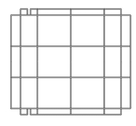 Combisteel Stainless Steel Bottom Grid - 7280.0115 Combisteel Accessories & Spare Parts Combisteel   