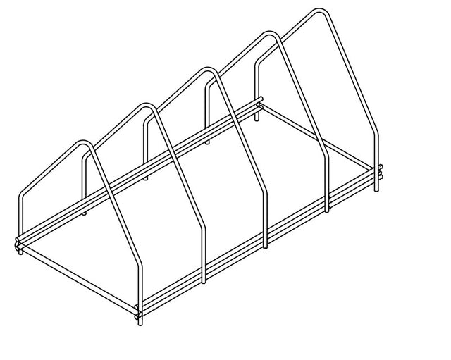 Combisteel Stainless Steel Tray Rack 4 - 7280.0120 Combisteel Accessories & Spare Parts Combisteel   