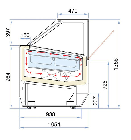 Combisteel Ice Cream Display Millenium 16 - 7295.0045 Ice Cream Display Freezers Combisteel   