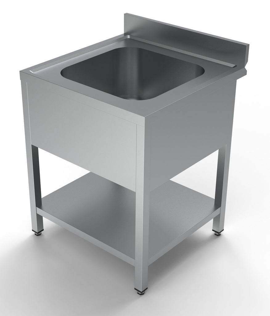 Combisteel Commercial Stainless Steel Sink Single Bowl 700mm Wide | 7333.0815 Single Bowl Sinks Combisteel