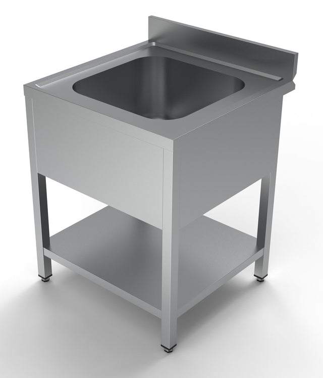 Combisteel Commercial Stainless Steel Sink Single Bowl 700mm Wide | 7333.0815 Single Bowl Sinks Combisteel