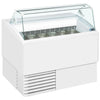 ISA Isetta Flat Scoop Ice Cream Counter Display Freezer 7 x 5 Litre - 7ST Ice Cream Display Freezers ISA   