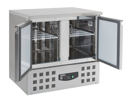 Combisteel Refrigerated Negative Counter 2 Doors - 7450.0079 Refrigerated Counters - Double Door Combisteel   