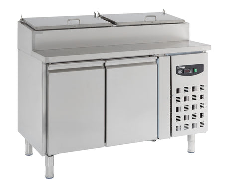 Combisteel Saladette 2 Doors 6X1/3GN Container - 7450.0102 Saladette Counters Combisteel   