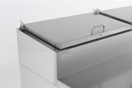 Combisteel Saladette 2 Doors 6X1/3GN Container - 7450.0102 Saladette Counters Combisteel   