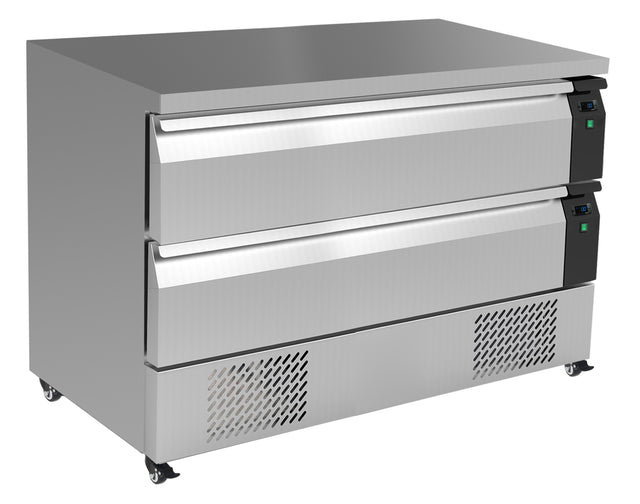 Combisteel Refrigerated/Freezer Counter Switchable 2 Drawers 6X 1/1Gn | 7450.0245 Combisteel