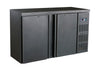 Combisteel Barcooler Black 2 Doors - 7450.0315 Double Door Bottle Coolers Combisteel   