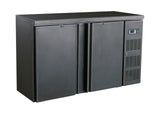 Combisteel Barcooler Black 2 Doors - 7450.0315 Double Door Bottle Coolers Combisteel   