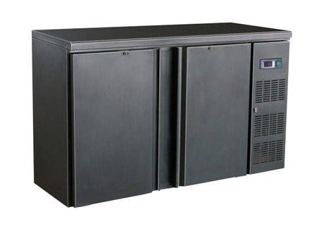 Combisteel Barcooler Black 2 Doors - 7450.0315 Double Door Bottle Coolers Combisteel   