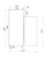 Combisteel Freezer Stainless Steel+Al 1200 Ltr Static - 7450.0415 Refrigeration Uprights - Double Door Combisteel   