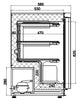 Combisteel Freezer White 1 Door - 7450.0566 Refrigeration - Undercounter Combisteel   