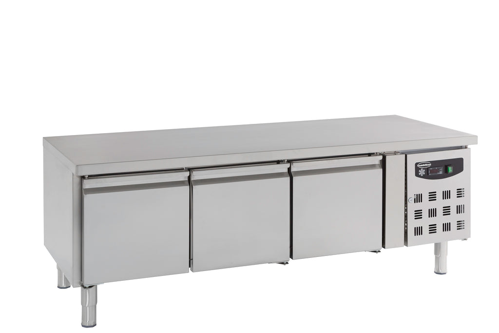 Combisteel Refrigerated Counter Height 650 3 Doors - 7450.0760 Refrigerated Counters - Triple Door Combisteel   