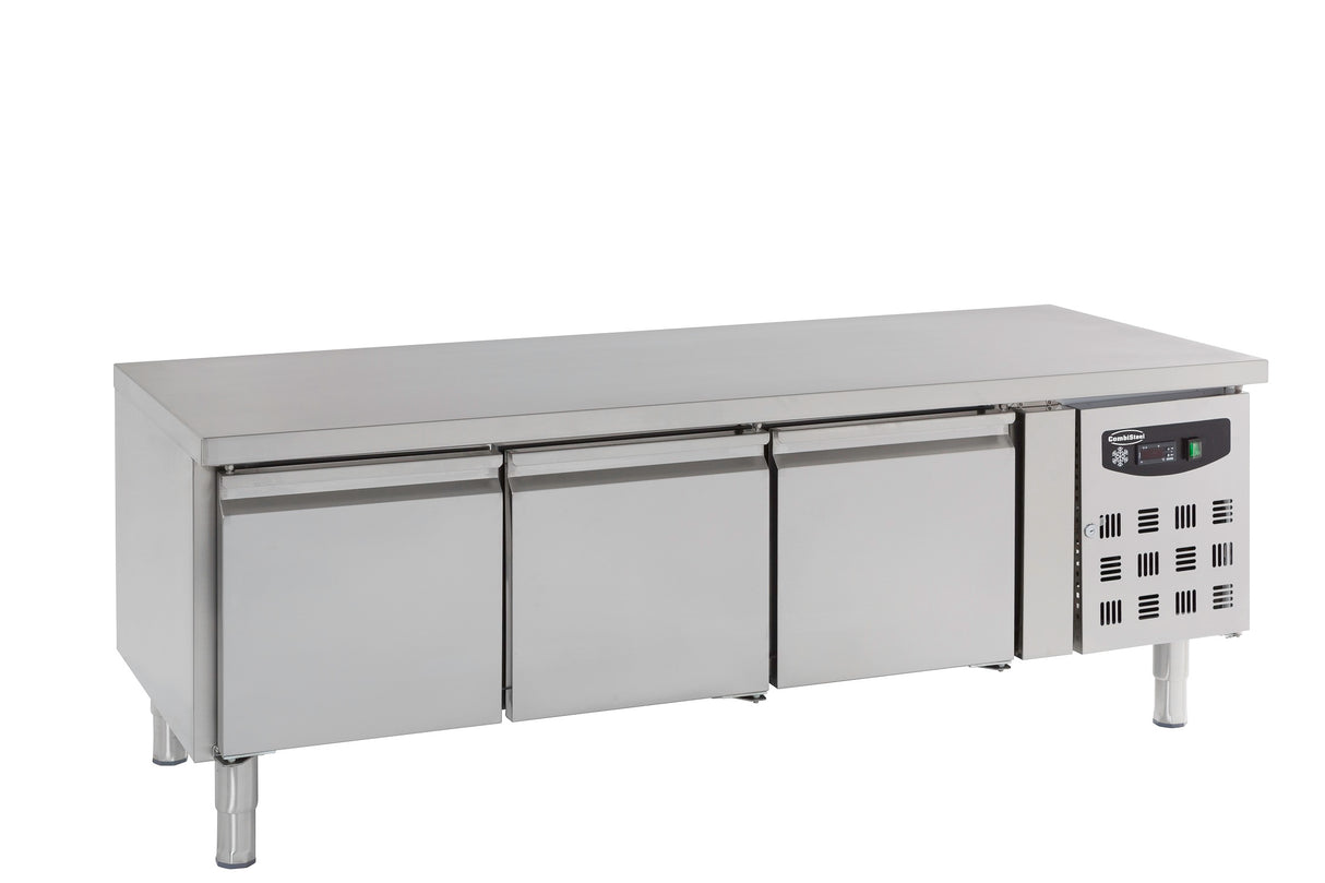 Combisteel Refrigerated Counter Height 650 3 Doors - 7450.0760 Refrigerated Counters - Triple Door Combisteel   