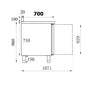 Combisteel Refrigerated Counter Upstand 4 Doors - 7450.0784 Refrigerated Counters - Four Door Combisteel   