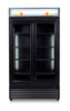 Combisteel Refrigerator With Sliding Glass Doors Bez-780 Sl Black - 7455.1398 Upright Glass Door Fridges Combisteel   