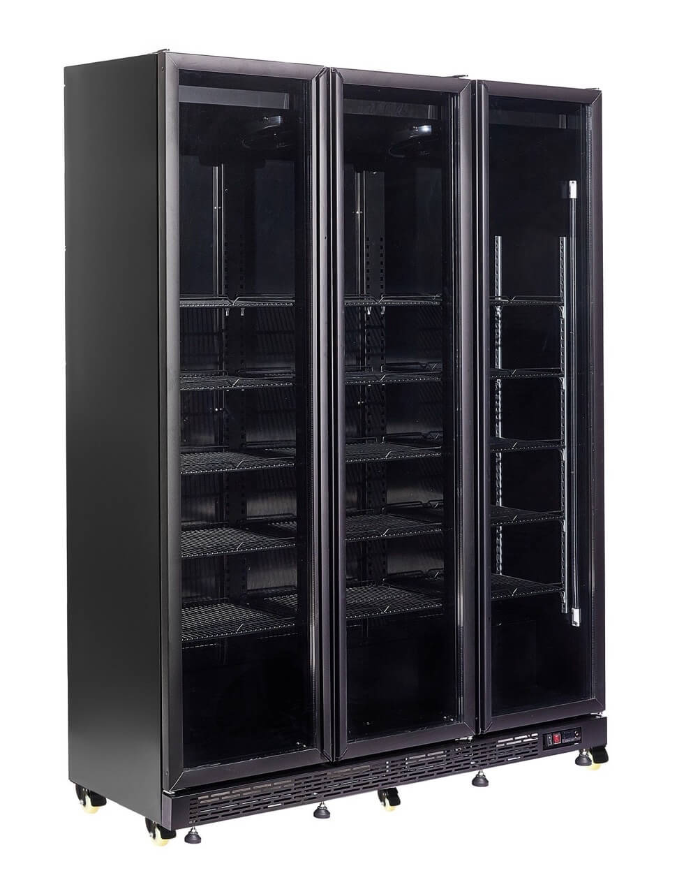 Combisteel Triple Hinged Glass Door Display Fridge Merchandiser 1200Ltr - 7455.1920 Upright Glass Door Fridges Combisteel