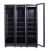 Combisteel Triple Hinged Glass Door Display Fridge Merchandiser 1200Ltr - 7455.1920 Upright Glass Door Fridges Combisteel