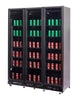 Combisteel Triple Hinged Glass Door Display Fridge Merchandiser 1200Ltr - 7455.1920 Upright Glass Door Fridges Combisteel