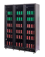 Combisteel Triple Hinged Glass Door Display Fridge Merchandiser 1200Ltr - 7455.1920 Upright Glass Door Fridges Combisteel