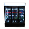 Combisteel Refrigerator 3 Glass Doors Black Fcu-1200 Bl - 7455.2115 Upright Glass Door Fridges Combisteel   