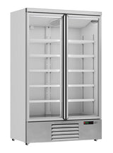 Combisteel Refrigerator 2 Glass Doors Jde-1000R - 7455.2200 Upright Glass Door Fridges Combisteel   