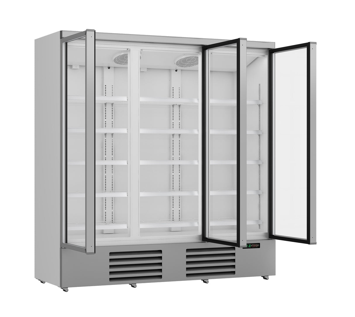 Combisteel Refrigerator 3 Glass Doors Jde-1530R - 7455.2205 Upright Glass Door Fridges Combisteel   