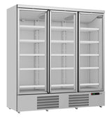 Combisteel Refrigerator 3 Glass Doors Jde-1530R - 7455.2205 Upright Glass Door Fridges Combisteel   